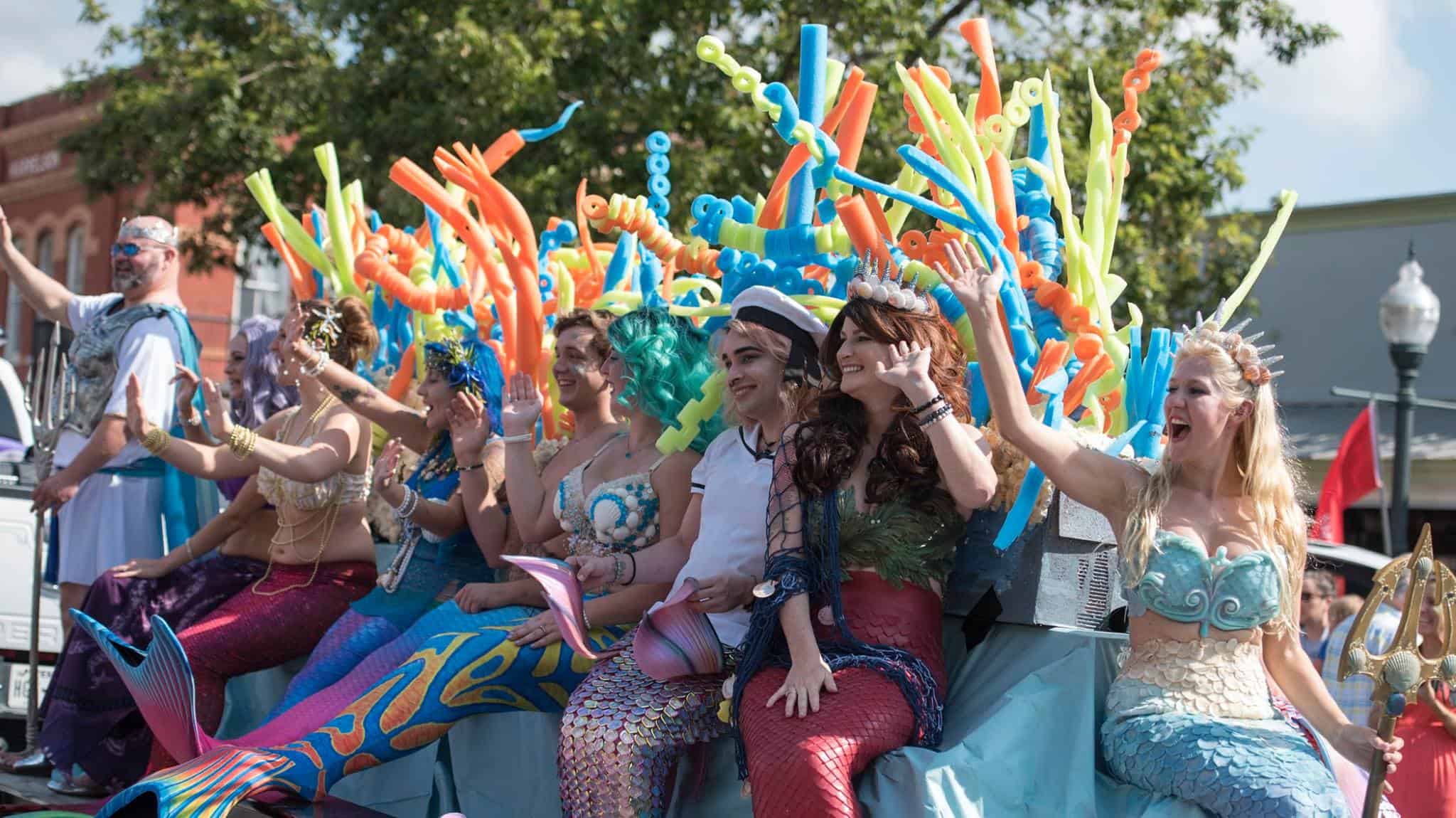 San Marcos Mermaid Parade for 2017. What are they up to now?