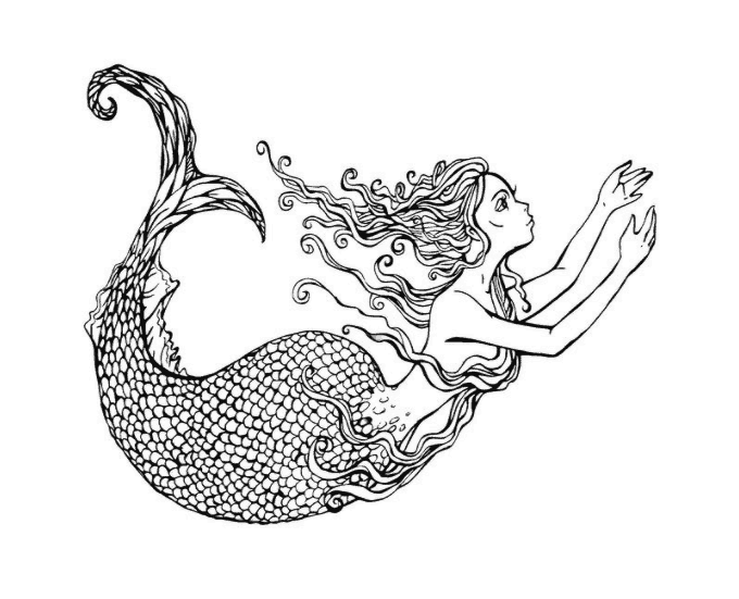 Creative Haven Mermaids Coloring Book [Book]