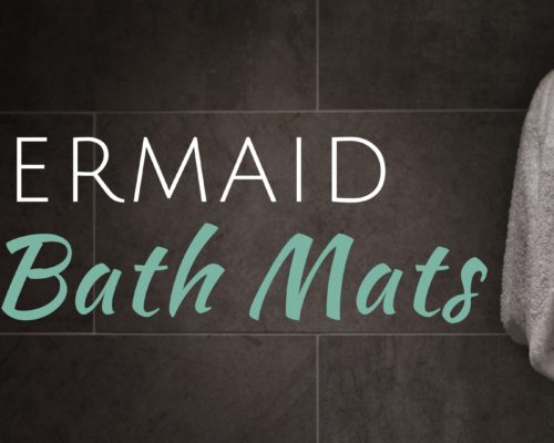 mermaid bath mat