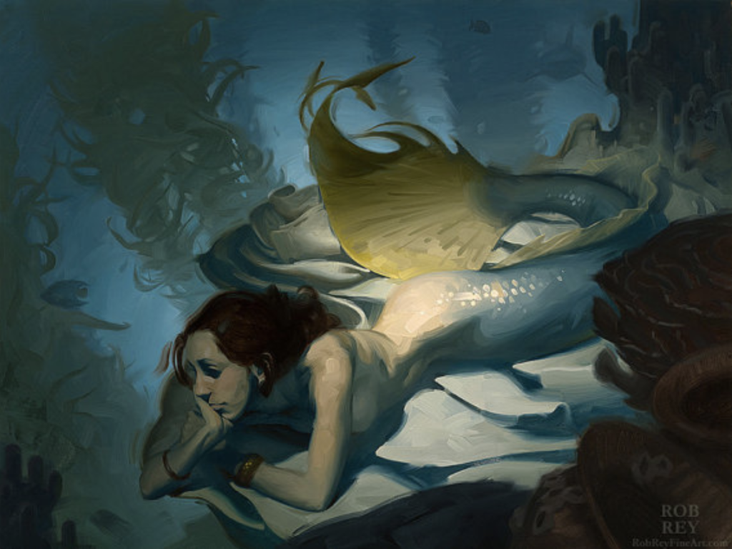 29+ Mermaid Paintings By Famous Artists