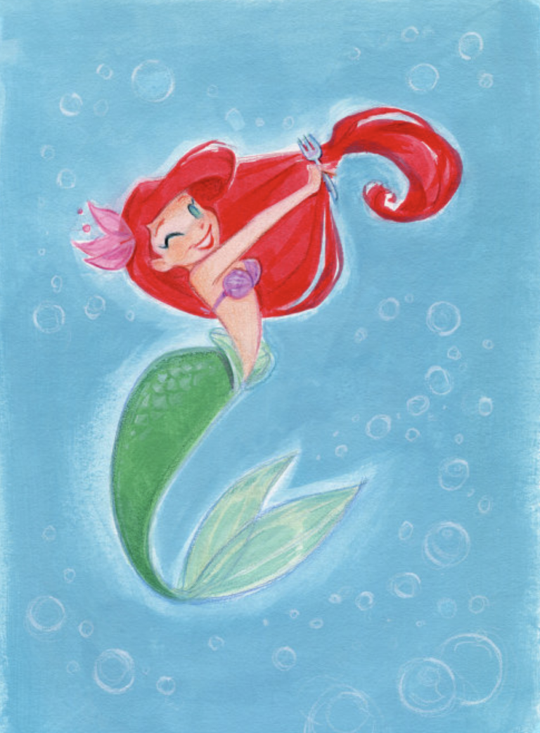 10 Best Ariel Fan Art Illistrations And Where To Buy Them!