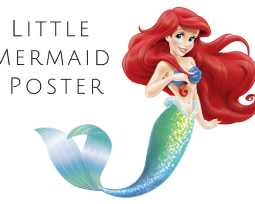 little mermaid poster