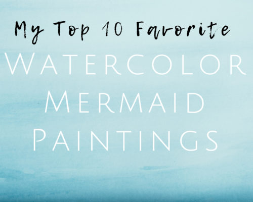 Watercolor Mermaid Paintings