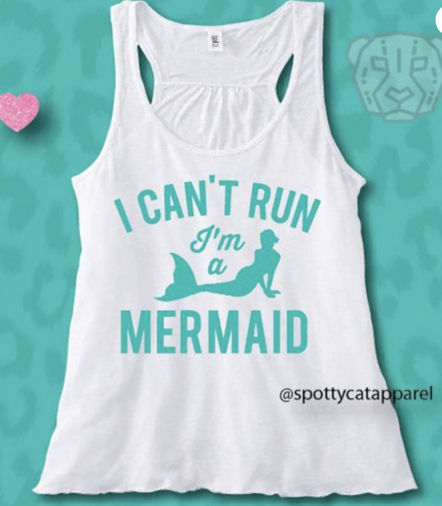 I cant run I'm a mermaid