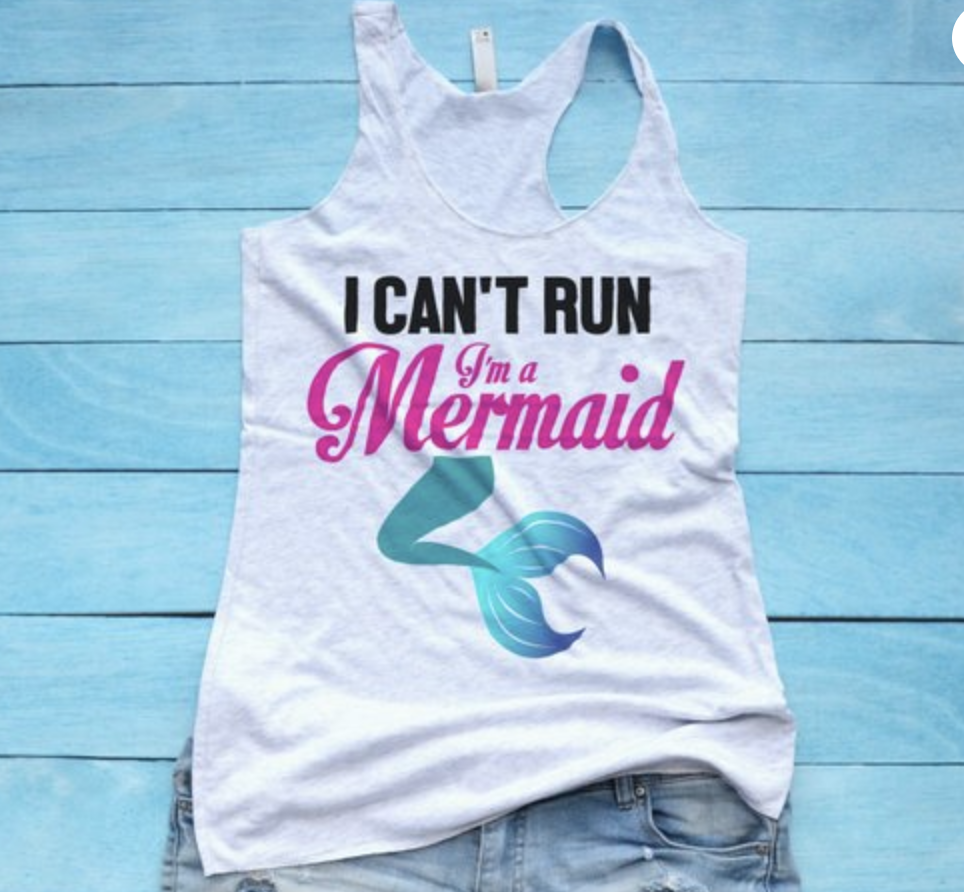 I can't run I'm a mermaid