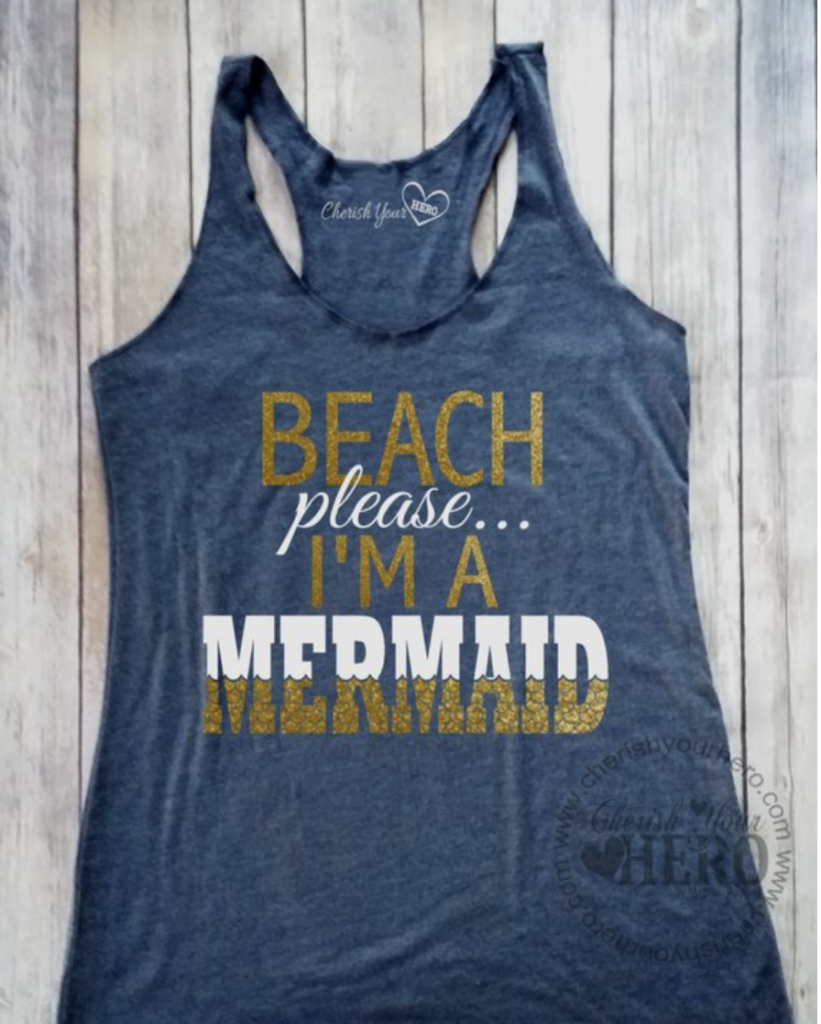 beach please Im a mermaid tank
