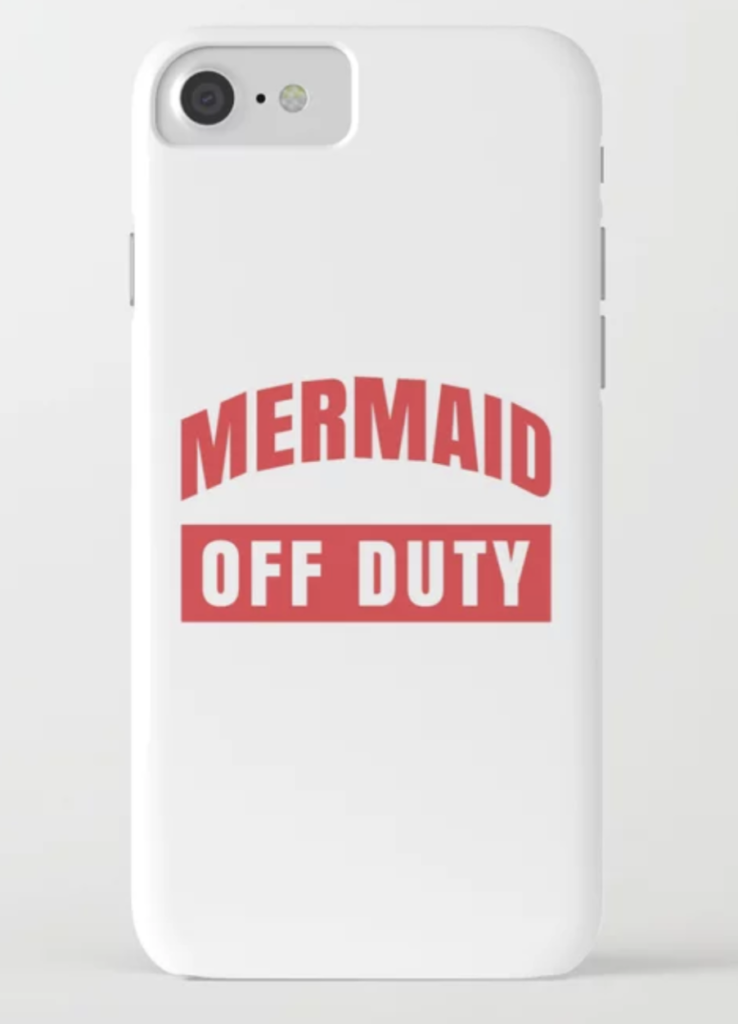 mermaid off duty