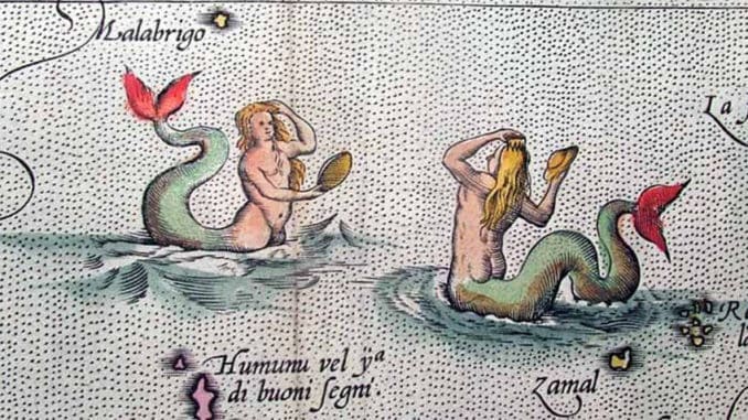 Mermaid Sightings By Map